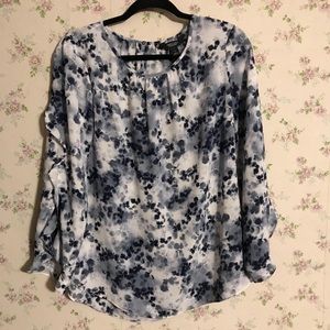 Simply Vera Vera Wang tulip sleeve blouse